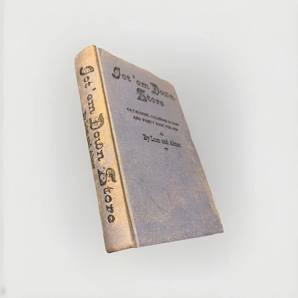 Vintage‎ Jot' em Down Store Catalogue, Calendar and Game and Party Book for 1939